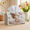 1pc Tissue Box, Cute Whimsical Multifunctional Fabric Tissue Holder, - Ballerina Hearts Patterns, a Practical Storage Solution for Tissues On Daily Ho