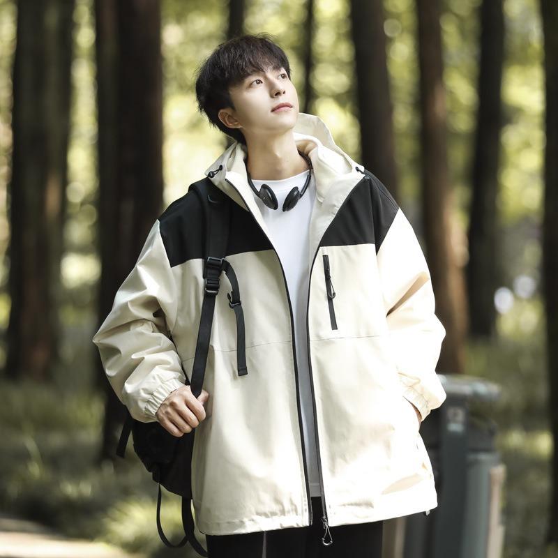 Jacket Men's 3-in-1 2024 New Spring and Autumn Outdoor Mountaineering Suit Windproof Jacket