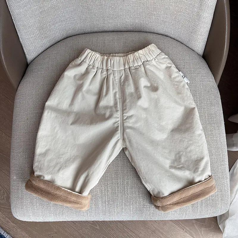 

Children s Fleece-Lined Tapered Winter Pants - Warm, Comfortable Trousers for Boys and Girls 110 cm