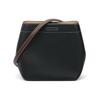 Tory Burch Felix Metal Logo Adjustable Shoulder Strap Leather Crossbody Bag Women Bags Black Brown 144028-001
