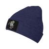 Winter Casual Beanie Hats For Unisex Women Skeleton Playing Skateboard Unisex Adult Cap Warm Daily Knit Hat Skull Caps Black