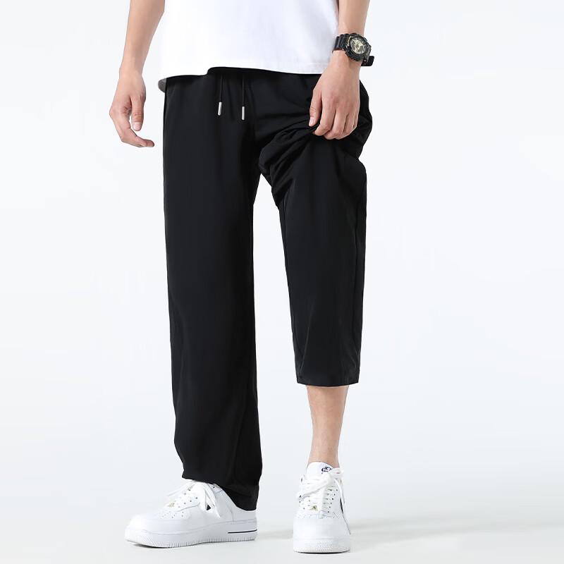 GENIOLAMODE Men's Loose Straight Leg Outdoor Running Pants