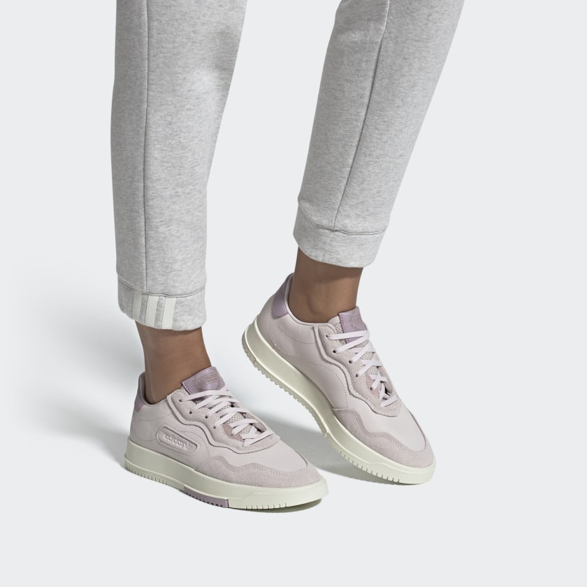 Adidas Originals Sc Premiere Slip Resistant Low Top Skate Shoes Women Sneakers Light-Purple EE6041