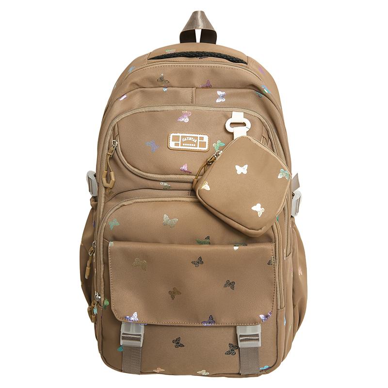 Bear Printed Backpack Student Schoolbag Women's Lightweight Backpack