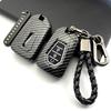 Carbon Abs Car Key Case Remote Control Fob Cover For Isuzu New Mu-X X Series Dmax D-Max X-Terrain Pickup