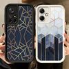 Geometric Marble Pattern Soft Phone Case for Xiaomi Poco X7 X6 X5 Pro X4 Gt X3 F7 Ultra M8 M7 Redmi 15C 15 14C 13 13C 12 12C 10