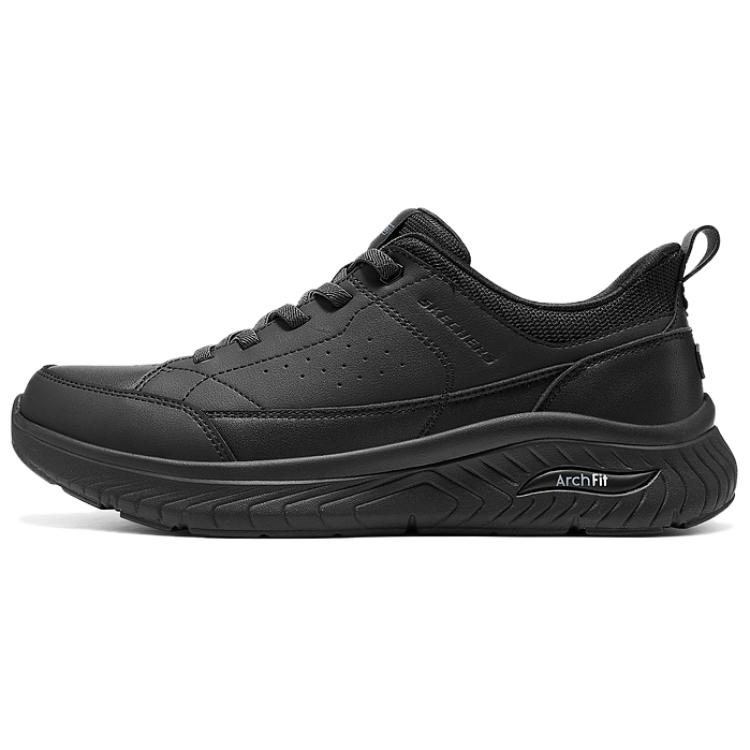 Skechers Casual Mixed Material Synthetic Leather Comfortable Durable Casual Shoes Men Shoes Black 205656-BBK 41