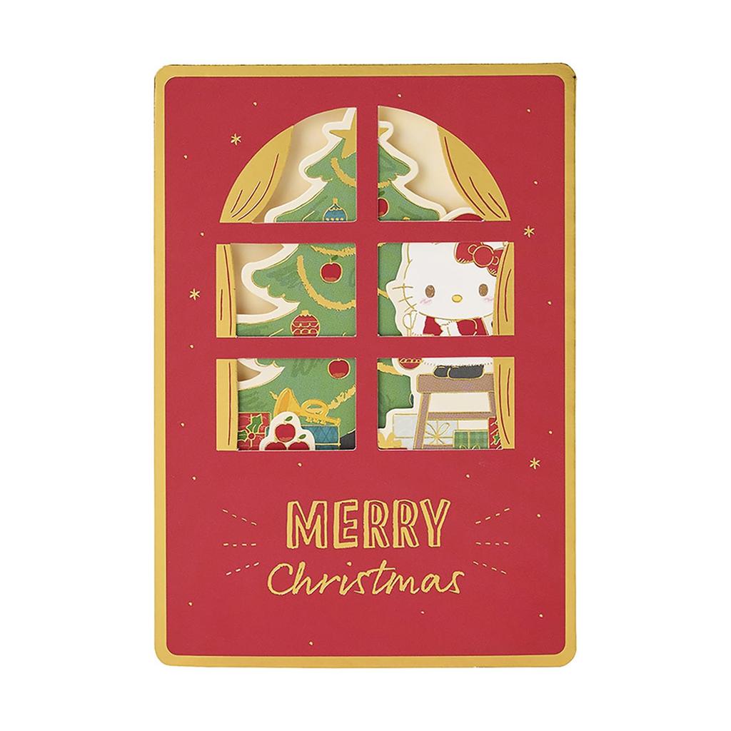 Sanrio Christmas Message Card Hello Kitty Tree Decoration JX 53-5 242543
