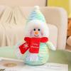 Fluffy Santa Claus Plush Toys 35cm Snowman Stuffed Dolls  Xmas Festival Decor