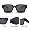 New Vintage Men Rectangle Frame Sunglasses Fashion Retro Eyeglasses Luxury Design Shades Eyewear Women UV400