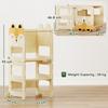 3 In 1 Toddler Tower Montessori Inspired W/ Chalkboard, Fox-Shaped