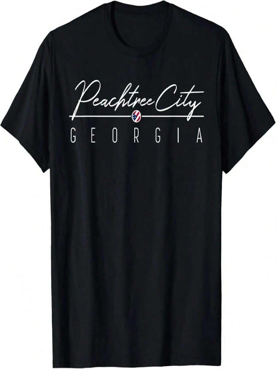 Футболка Peachtree City GA S разноцветный