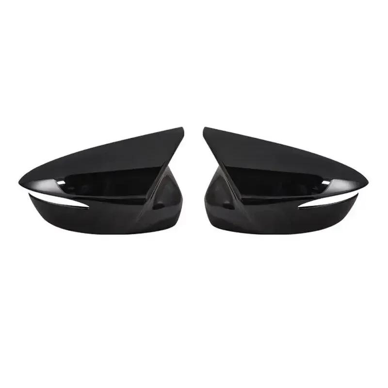 For Mazda CX-5 CX-3 CX-4 2015 2016 ABS Car Rearview Side Mirror Cover Wing Cap Exterior Door Housing Trim Adhesive Sticker