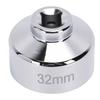 32mm Oil Filter Socket Wrench 3 8in Drive Chrome Vanadium Steel Hex 6 Point Oil Filter Removal Tool