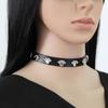 Stylish PU Leather Paws Design Choker Necklace With Metal Hardware For Everyday Wear Party Outfits Costume Accessories