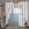 Curtains Autumn Story Plant Fallen Leaves Series Digital Printing High Density Blackout Curtains