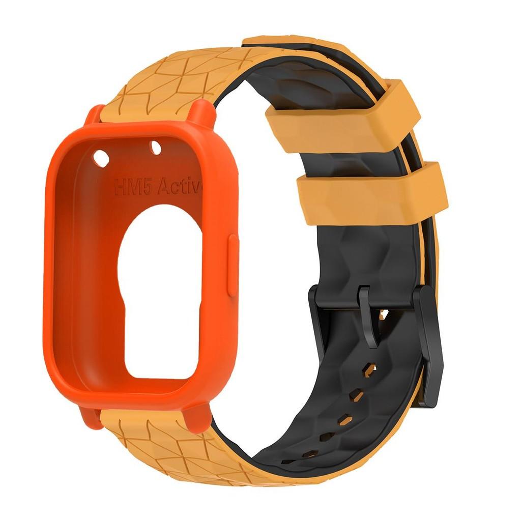 Protector Case+Silicone Strap for Xiaomi Redmi Watch 5 Active/5 Lite Anti-drop Cover Screen Soft Shell Breathable Sport Band