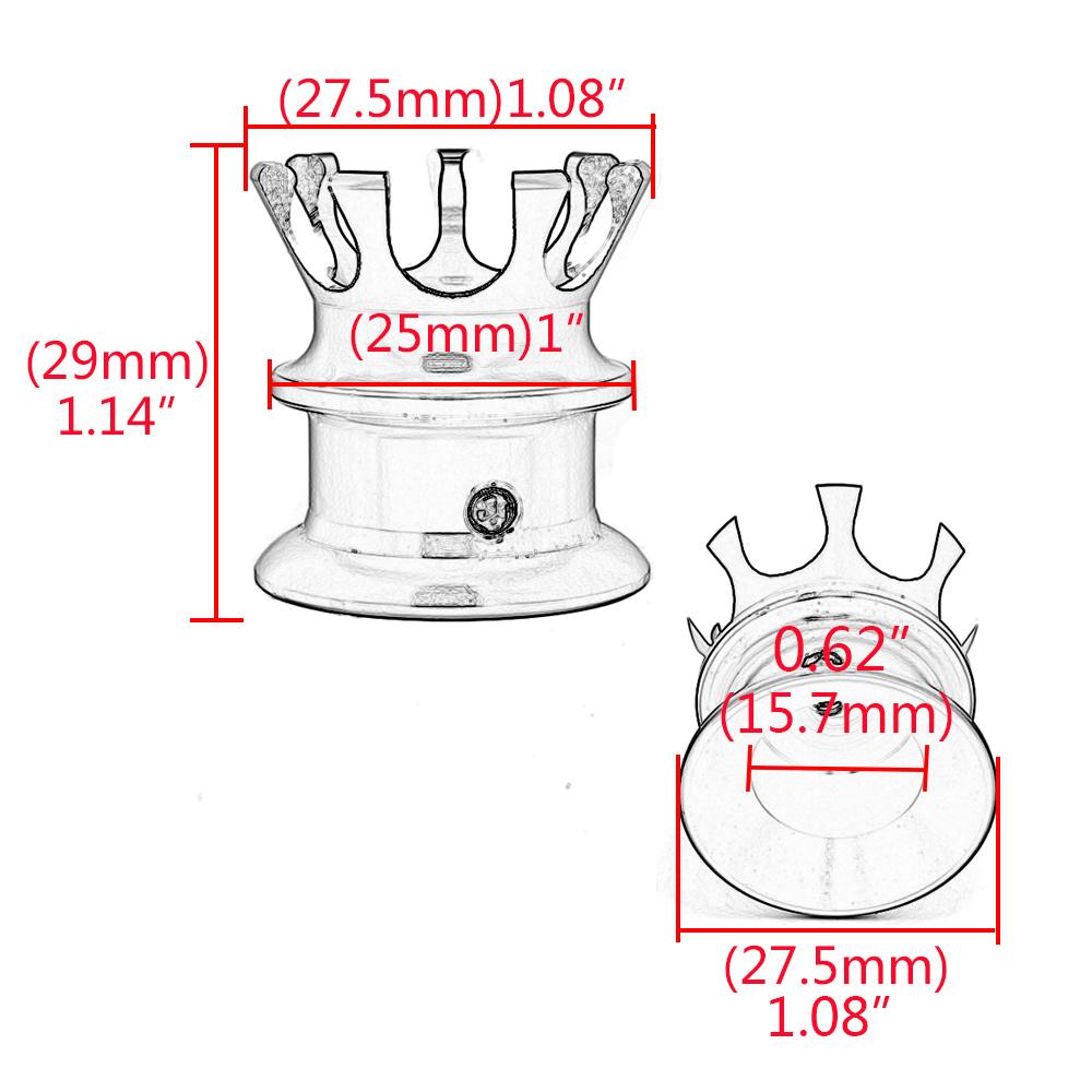 Motorcycle Spark Plug Head Bolt Cap Engine Topper Cover Crown For Harley Twin Cam Sportster XL883 Softail Dyna Big Twin 1340 Evo
