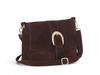 Vera Pelle Italian Suede Messenger Bag - Elegant Shoulder Bag | Natural Suede | Made In Italy