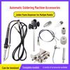 Automatic Soldering Machine Accessories: Iron Handle, Feed Tube, Feed Box, Gear, Nozzle, and Head