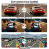 Universal 170° AHD/CVBS 1080P Fisheye Car Rear View Camera 360° Rotatable 90° Adjustable Night Vision Waterproof Easy Install