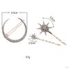 Crystal Hairpin Star Hairclip Charms Barrette Headpiece Hair Accessories