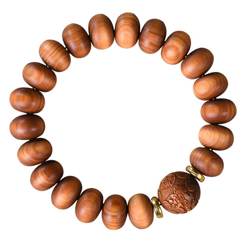 Yabai High Oil Abacus Bead Carving Buddha Beads Wenwan Jewelry for Wealth and Treasure
