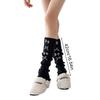1Pair Cold-Proof Fashion Knitted Personality Stockings Versatile Acrylic Fibers Butterfly Knot Socks High-top