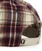 Eondeokeonteulol Check Pattern Ball Cap R Cross Logo / Classic B B / Wine Check