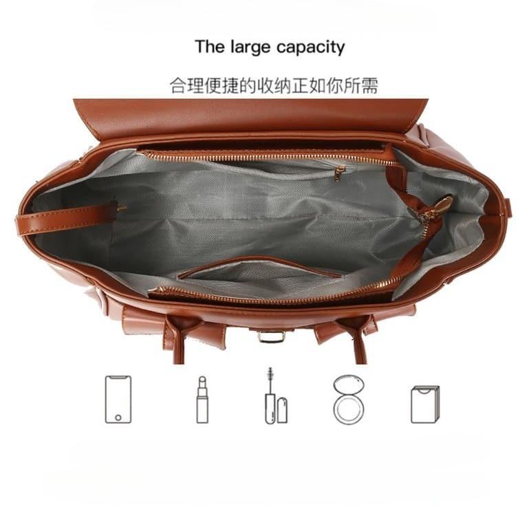 Retro Portable Messenger Business Women's Bag