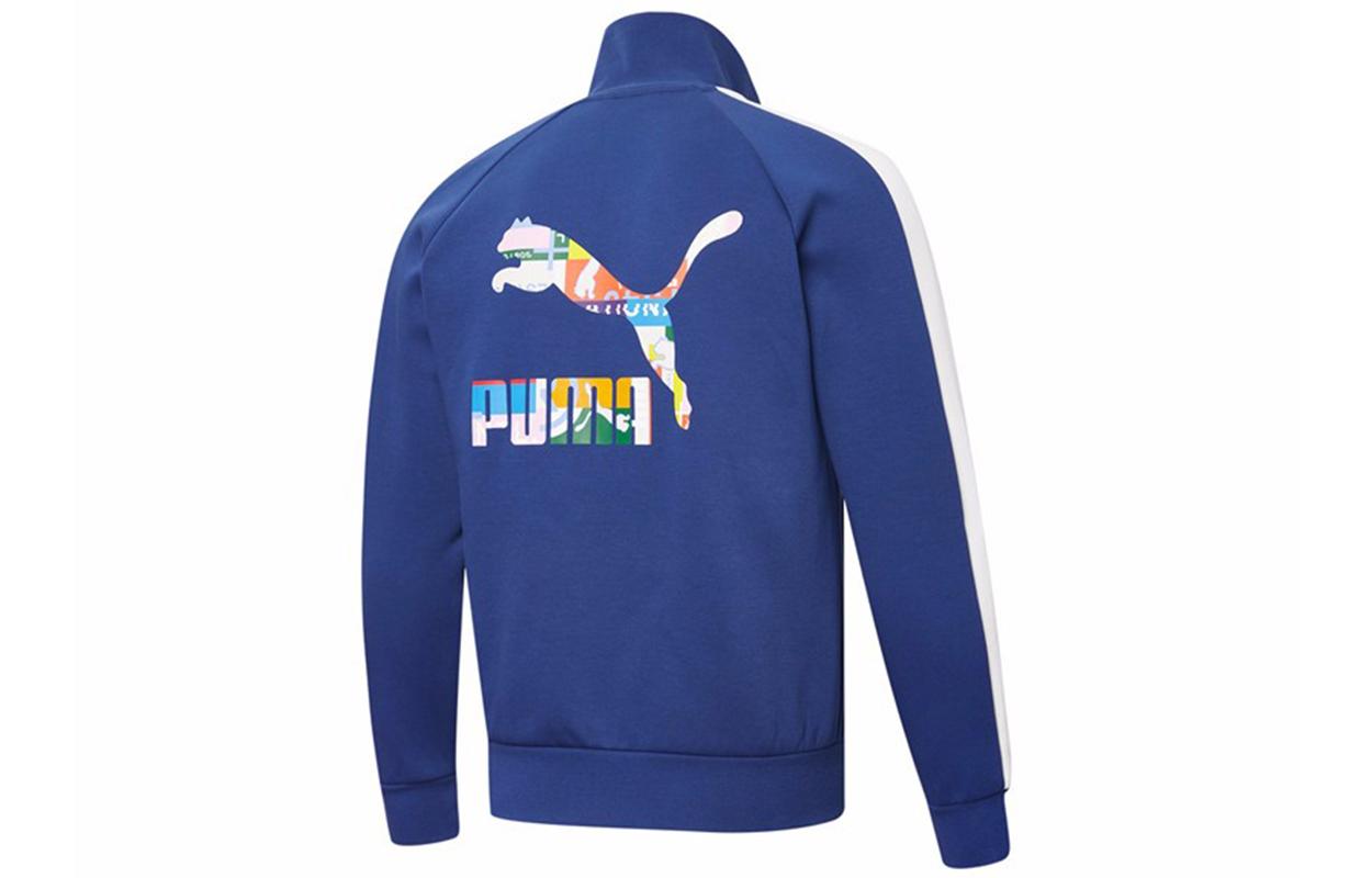 PUMA Jackets Men s Blue Stand Collar Moderate Other 531290-12 S