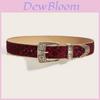 Fashion Leopard Print Belt For Women With Alloy Buckle Stylish Designer Accessory Perfect For Summer