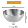 ZISIZ Korean Style Stainless Steel Multi-Purpose Bowl
