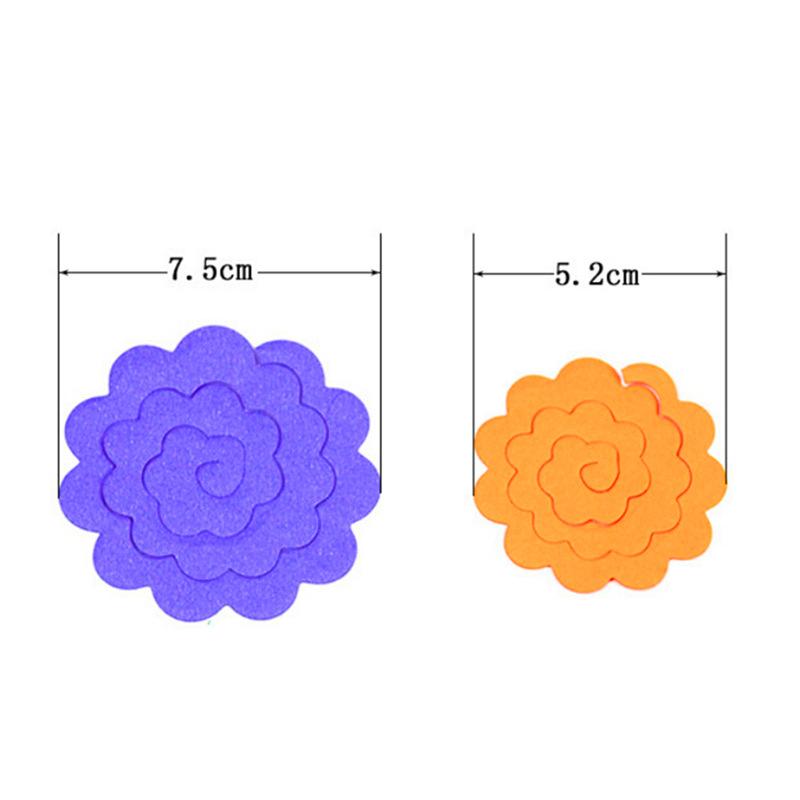 20pcs/set Roll Rose Flower Quilling Paper Strips Craft Make Paper Fake Flowers Teaching Incentive Supplies Scrapbooking TMZ