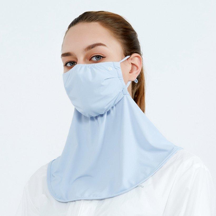 Ice Silk Mesh Bandana Neck Gaiter Face Mask Unisex Outdoors Ear Strap Face Scarf