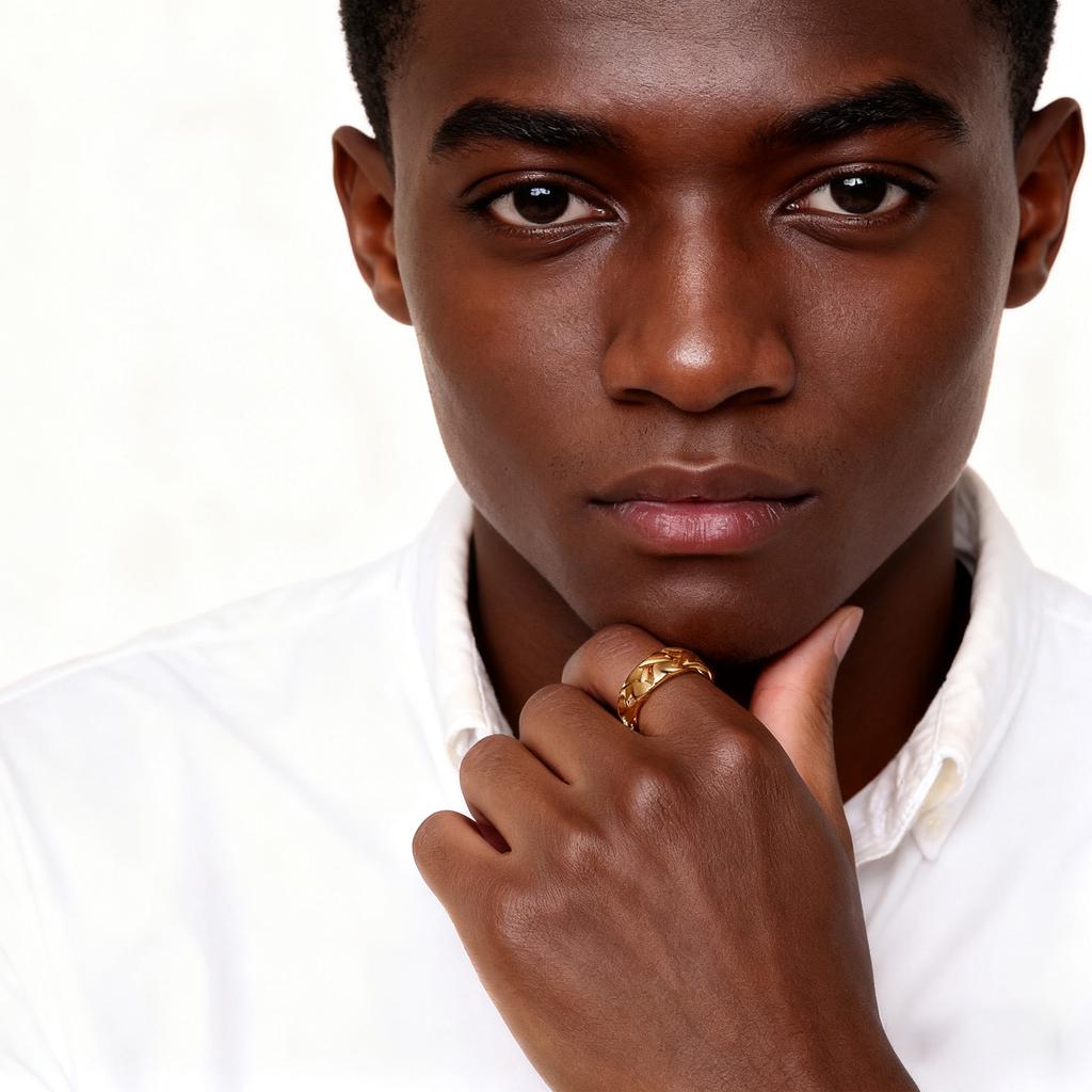 7MM Chain Ring for Men Boy,Stainless Steel Miami Curb Link Ring,Stylish Hip Hop Jewelry Gifts