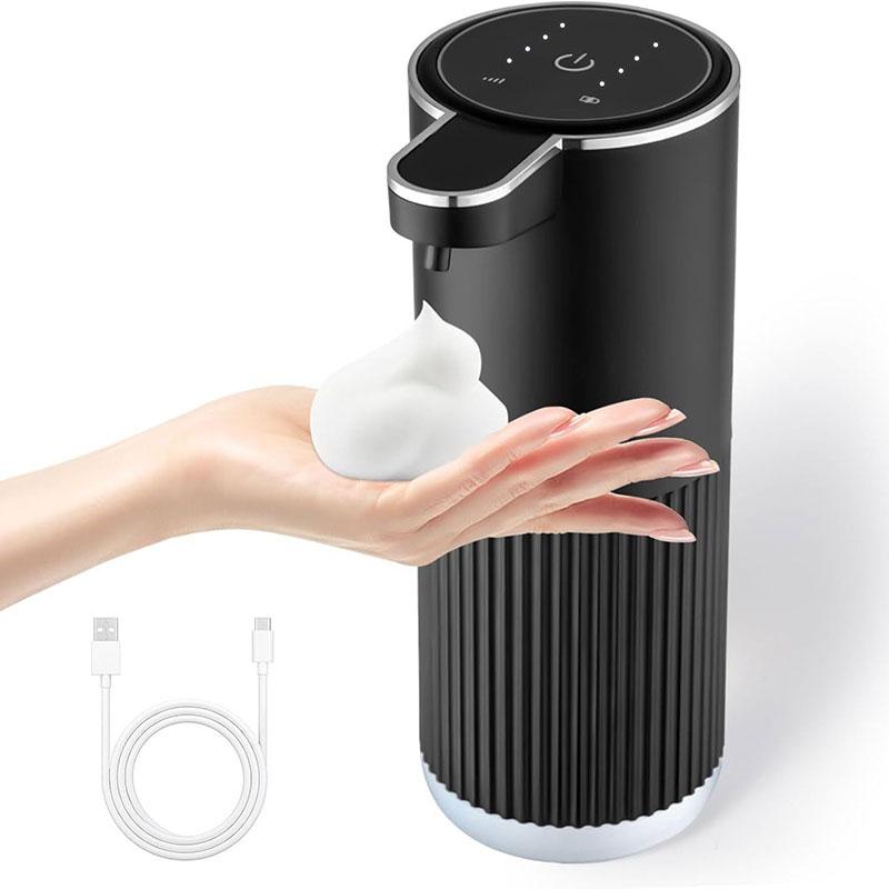 360ml Multifunctional Automatic Soap Dispenser Touchless Foam/Gel Dispenser 4 Level Wall Mount Hands Free Auto Soap Dispenser