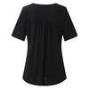 Women's Plus Size Tunic Tops Solid T Shirt Floral Casual Short Sleeve Blouse