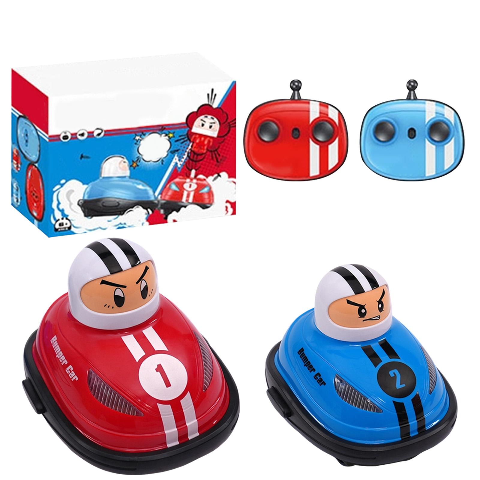 Remote Controlled Car, Remote-controlled Bumper Car, Featuring A Speed, Two Player Mode, Driver Ejection Capability, With Sound And Light One Size