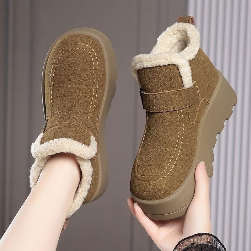 Thick-soled and Padded Shoes, New Style Rubber-soled Shoes, Cotton Shoes, Snow Boots, Women's Shoes Devotion