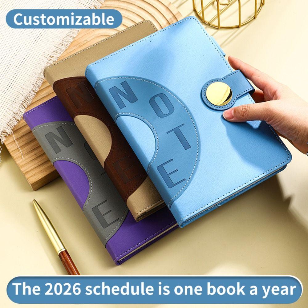 12 Months 2026 Schedule Planner Notepad Wear-resistant To-do List Notebook Office Supplies