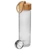 Glass water bottle with strainer 450 ml