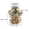 2025 spring and summer men's and women's outdoor sunscreen hats sunscreen bucket hats shawl outdoor hats