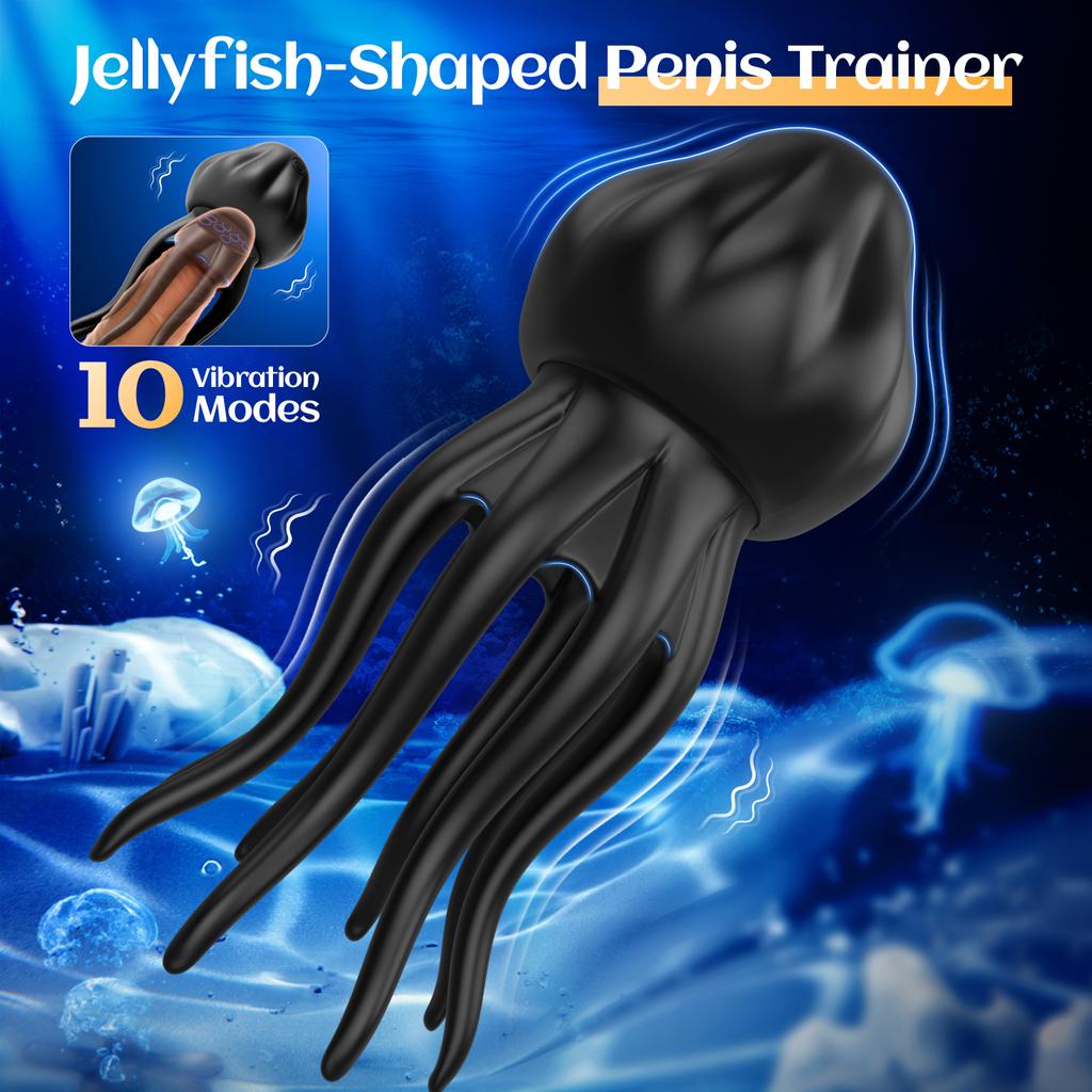 Penisvibrator Sexspielzeug für Männer 360° Trainingsmanschette Rutschfester Griff Stroker zur Penis-, Klitoris- und Brustwarzenstimulation Männer Frauen Paare