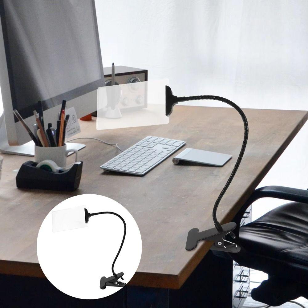 Flexible Magnifying Glass with Clip Gooseneck Clip Magnifying Glass 5X Magnifier  Desktop
