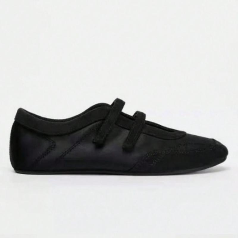 Fashion Vintage French Woman Shoe Spring New Round Flat Shoes Fashion Mary Jane Shoes Versatile Women Casual Shoes Anti Slip Ballet Shoe