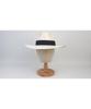 Yunibeosyeolkemiseuteuli Summer Navy Line White Long Fedora