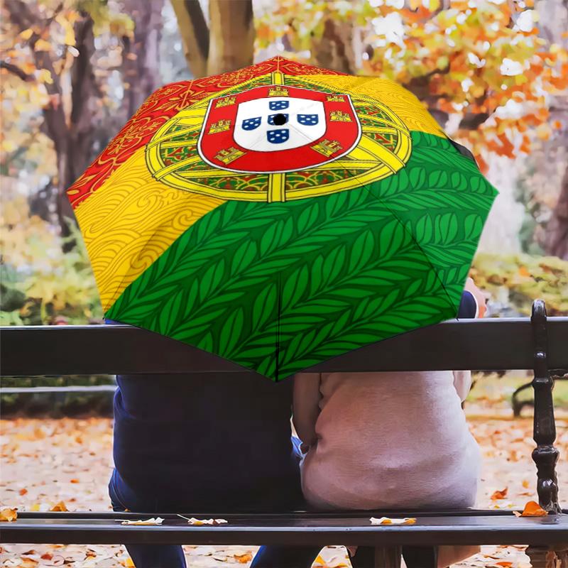 Portuguese Heritage Unity Folding umbrella Suitable for all seasons travel light outdoor Three folds