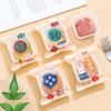 100pcs Clear Handmade Biscuit Packaging Bag Frosted Mooncake Packaging Bag Food Bag   DIY