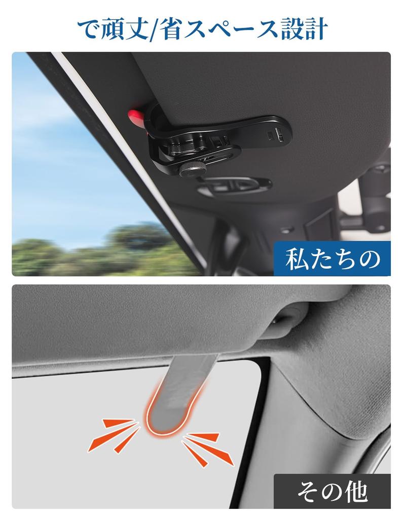JOYTUTUS Car Drift Visor Clip, Universal Floppy Sun Visor Repair, Visor Mount to Fix Sun Visor